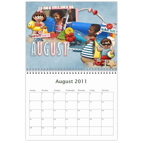 2011 Calendar By Sheila Irish Aug 2011
