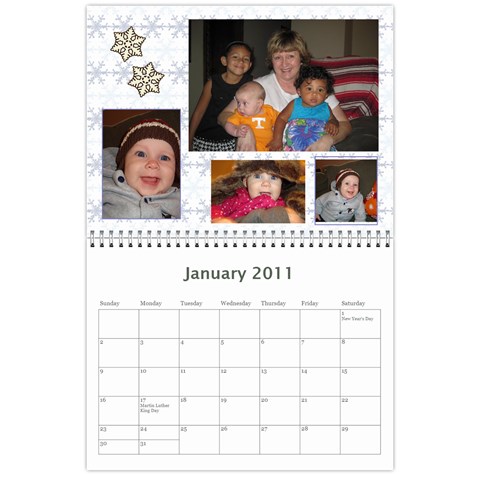 Nana Calendar By Beth Kamleh Jan 2011