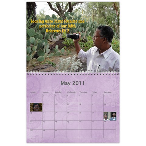 Calender 2011 By Kezia Finny May 2011