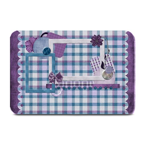 Lavender Rain Place Mat 1 By Lisa Minor 18 x12  Plate Mat