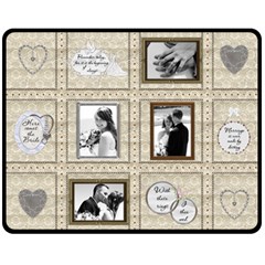 Wedding Memories Medium Fleece Blanket - Fleece Blanket (Medium)