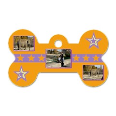 Little star dog tag - Dog Tag Bone (One Side)