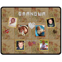 For Grandma Medium Fleece Blanket - Fleece Blanket (Medium)