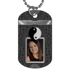 Yin Yang Dog Tag - Dog Tag (One Side)