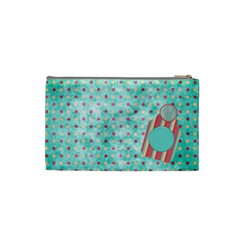 Sleepover Small Cosmetic Bag 1 By Lisa Minor Back