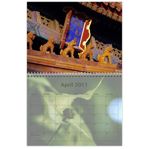 2011 Calendar Design#2 By Lisi Cai Apr 2011