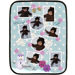 Mini Fleece Blanket - Snow Fun - Fleece Blanket (Mini)