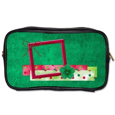 Merry And Bright Toiletry Bag 1 By Lisa Minor Front