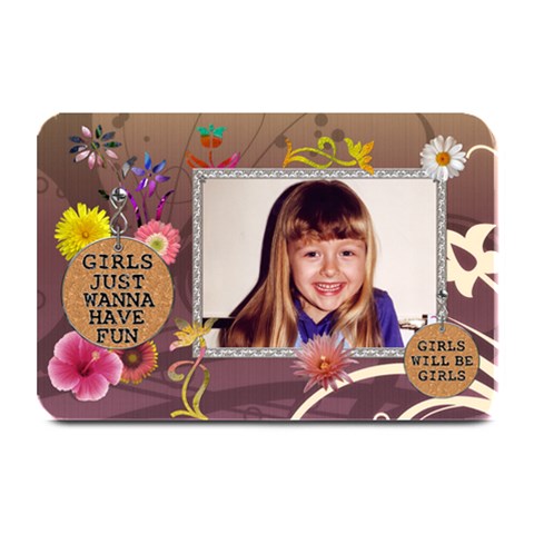 Girls Will Be Girls 18x12 Placemat By Lil 18 x12  Plate Mat