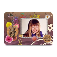 Girls will be Girls 18x12 Placemat - Plate Mat