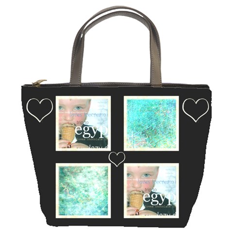 Heritage Hearts Bucket Bag For Sonya By Catvinnat Front