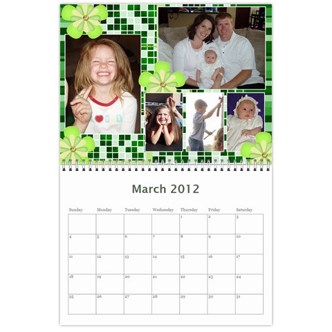 2012 Calendar By Jocey Mar 2012