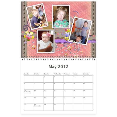 2012 Calendar By Jocey May 2012