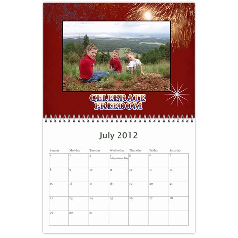 2012 Calendar By Jocey Jul 2012