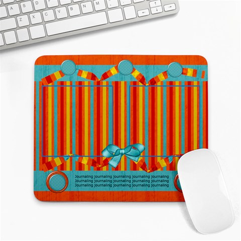 Extreme Fun Stripes Mousepad By Bitsoscrap Front