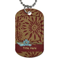Moments Tag - Dog Tag (One Side)