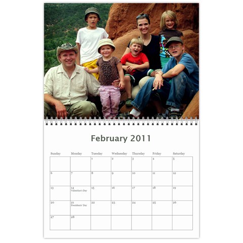 Calendar By Lisa Feb 2011