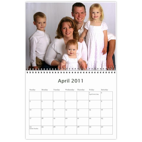 Calendar By Lisa Apr 2011