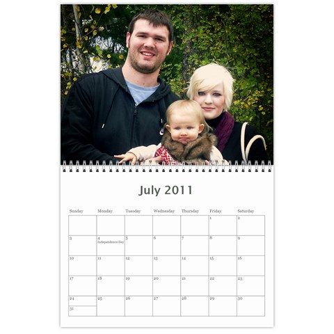 Calendar By Lisa Jul 2011