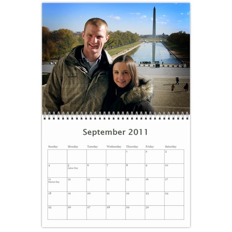 Calendar By Lisa Sep 2011