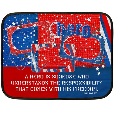 Hero 35 x27  Blanket
