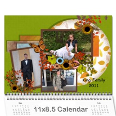2011 cal - Wall Calendar 11  x 8.5  (12-Months)