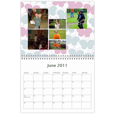 2011 Calendar Jun 2011