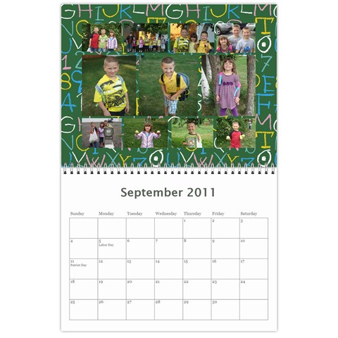 2011 Calendar Sep 2011