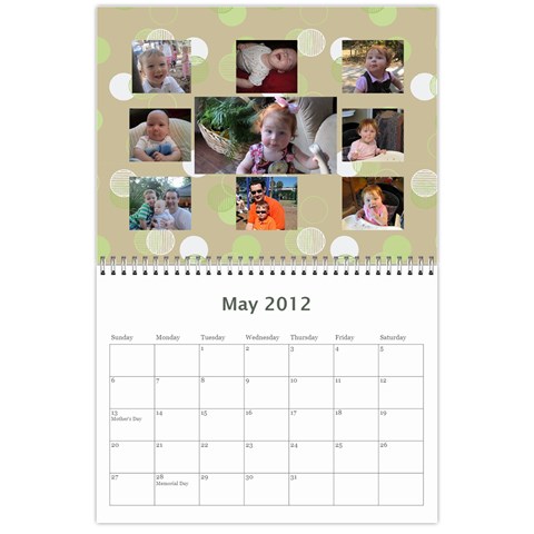 Calendar 2012 By Kerri Taylor May 2012
