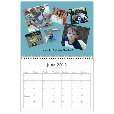 Calendar 2012 By Kerri Taylor Jun 2012