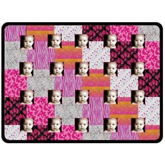 Fuschia Fur Babies Mothers Day Extra Large Fleece Blanket (4 styles) - Fleece Blanket (Large) Fuschia Fur Babies Mothers Day Extra Large Fleece Blanket (4 styles) - Fleece Blanket (Large)