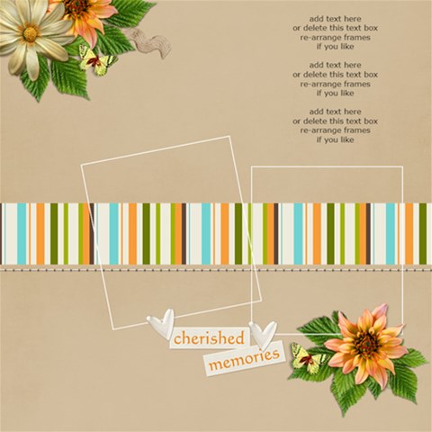 Life Is Beautiful Quickpages By Jennyl 12 x12  Scrapbook Page - 3