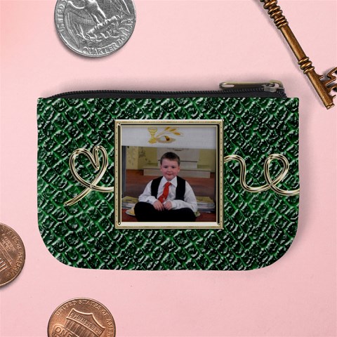 Mock Croc Mini Coin Purse By Catvinnat Back