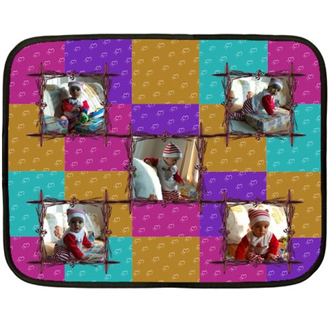 Hearts Blanket By Daniela 35 x27  Blanket