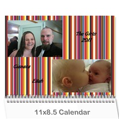 Calender 2011 - Wall Calendar 11  x 8.5  (12-Months)