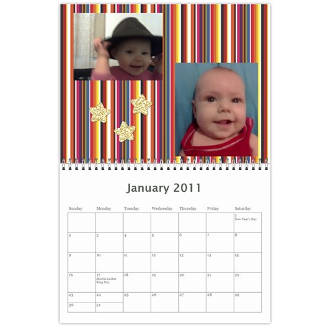 Calender 2011 By Sarah Aitken Jan 2011