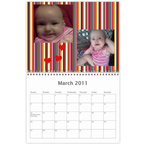 Calender 2011 By Sarah Aitken Mar 2011
