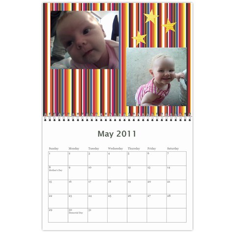 Calender 2011 By Sarah Aitken May 2011