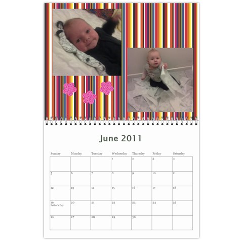 Calender 2011 By Sarah Aitken Jun 2011