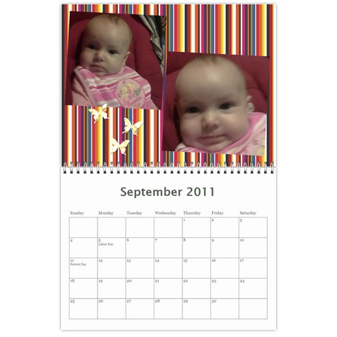 Calender 2011 By Sarah Aitken Sep 2011