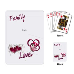 Love Pink Heart Rose Playing Cards - Playing Cards Single Design (Rectangle)