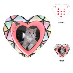 Stained Glass Heart Playing Cards - Playing Cards Single Design (Heart)