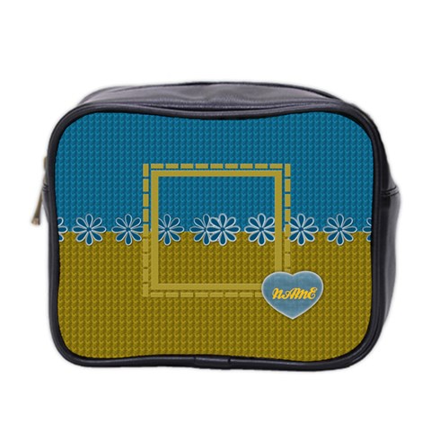 Named Knitted Toiletries Bag By Daniela Front