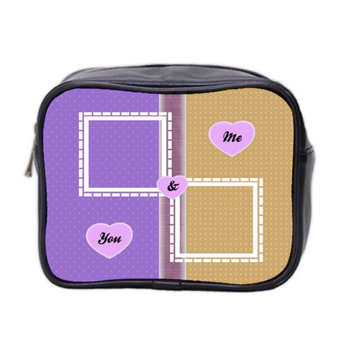 You & Me Toiletries Bag By Daniela Front