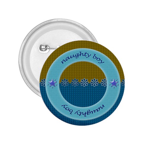 Naghty Boy Button By Daniela Front