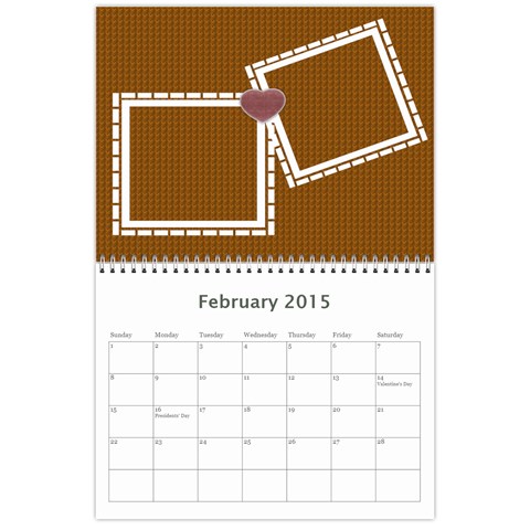A Family Story Calendar 18m By Daniela Feb 2015