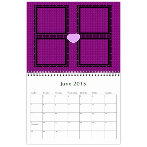 A Family Story Calendar 18m By Daniela Jun 2015