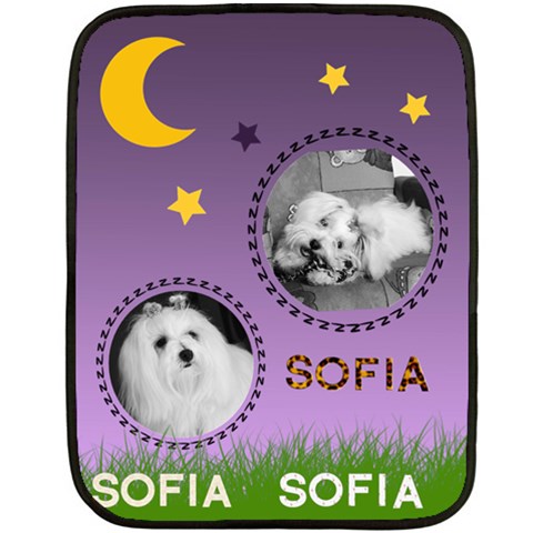 Manta Sofia By Dentebel 35 x27  Blanket Back