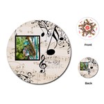 Must be the Music round playing cards - Playing Cards Single Design (Round)