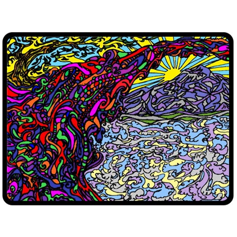 Rainbow Bridge By Alienjunkyard 80 x60  Blanket Front